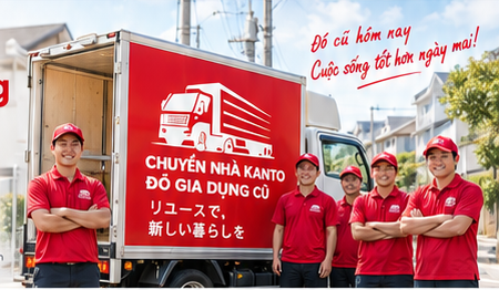 Đội ngũ Kanto và xe chuyển nhà