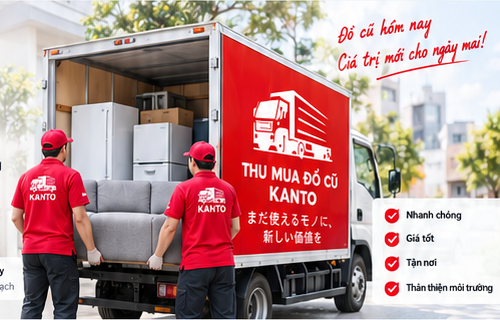 Đội ngũ Kanto thu mua đồ cũ
